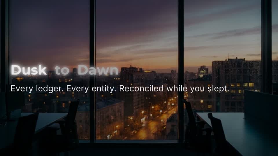 A finished scene with exact typography and brand elements